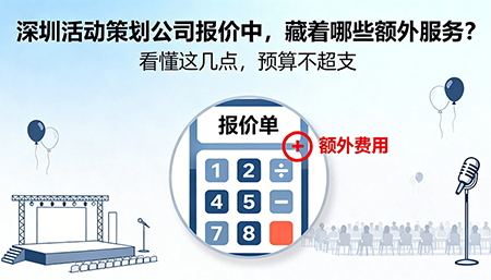东莞活动策划公司报价中含有哪些额外服务？